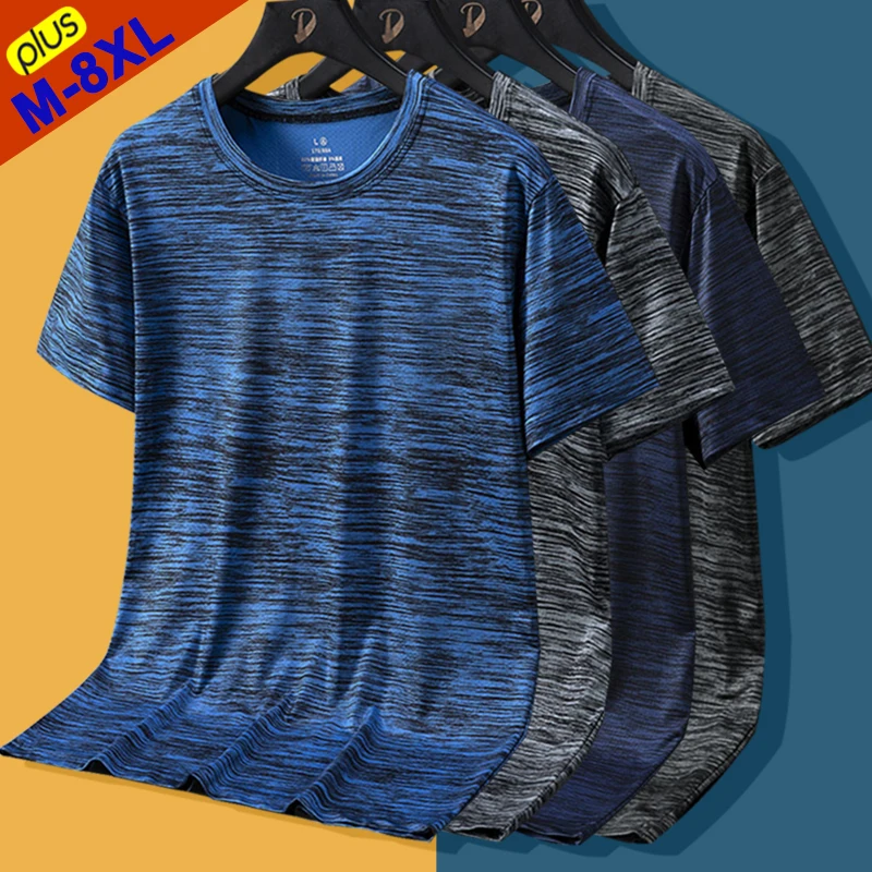 

Free Shipping T-Shirts Men 7XL 8XL Plus Size Summer Male Tshirt Female Tee Shirt Traveling Basic Women Tops Oversized Clothing