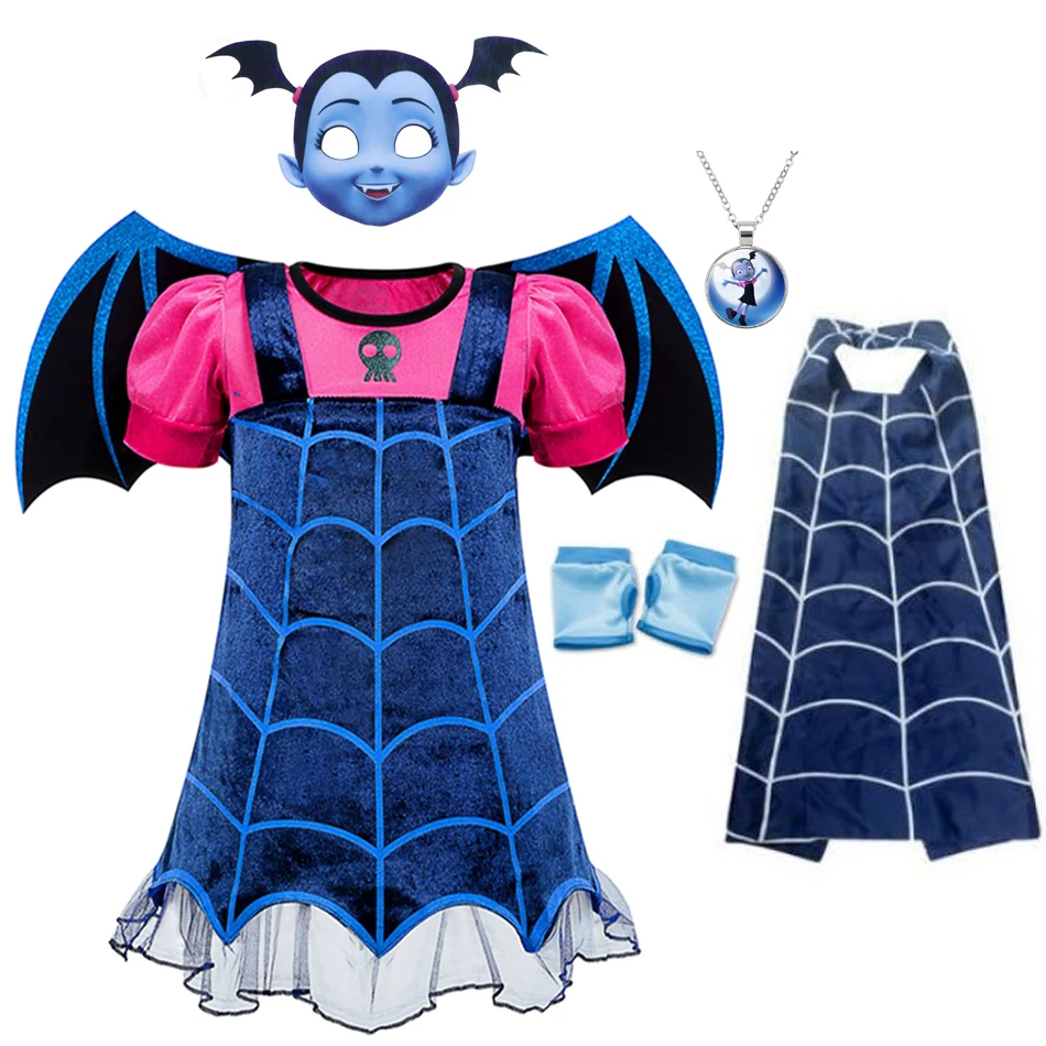 Vampire Costume Kids Halloween Carnival Party For Christmas Kids Cosplay Costume Abiti Di Compleanno Per Ragazze Regalo