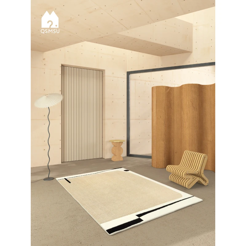 

TLL French Cream Carpet Oriental Silk Mid-Ancient Style Original Living Room