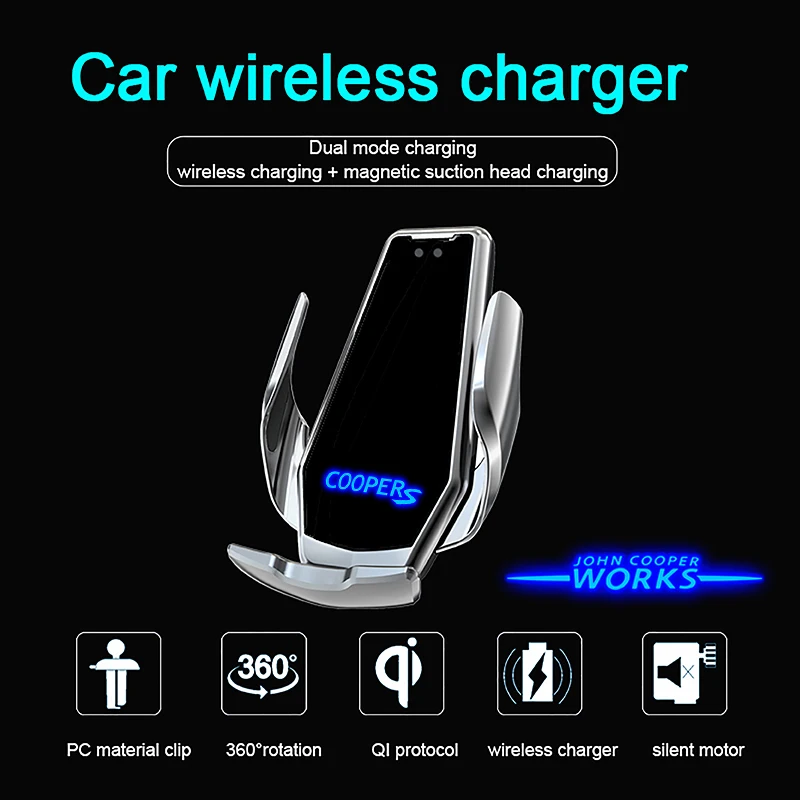 Magsafe Phone Holder for BMW MINI Countryman R60 Cooper S R61 Wireless  Charging Cell Phone Support HUD Stand Auto Accessories