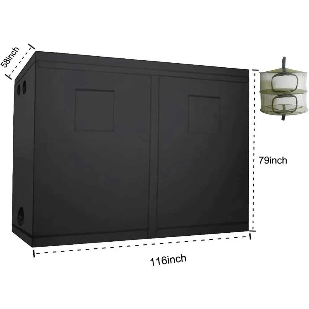 Cloning Box Breeding Machine Tents, HF Planting Tents, Use 16mm Metal Connectors, 3x3 Casters, 2x3