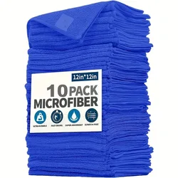 Super Absorbent Lint - Free Microfiber Cleaning Towels - Superfine Fiber (10PCS)