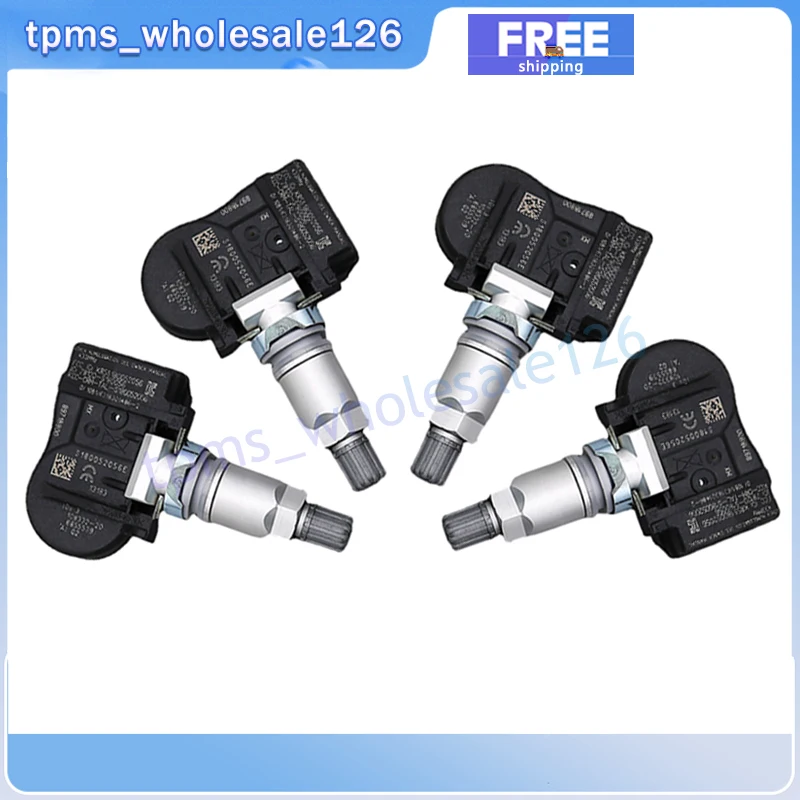 Tire Pressure Monitor Sensor Set - 4 Pack, 433MHz