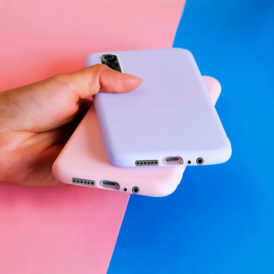 Ultra-Slim Liquid Silicone Phone Case - Soft TPU Bumper Cover