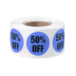 500pcs Discount Promotion Stickers (50)