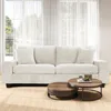 71.25" Sofa Couches for Living Room, 2 Seater Sofa with 2 Pillows, Small Modern (Beige, 71.25 inches) Set Children's Sofas 2