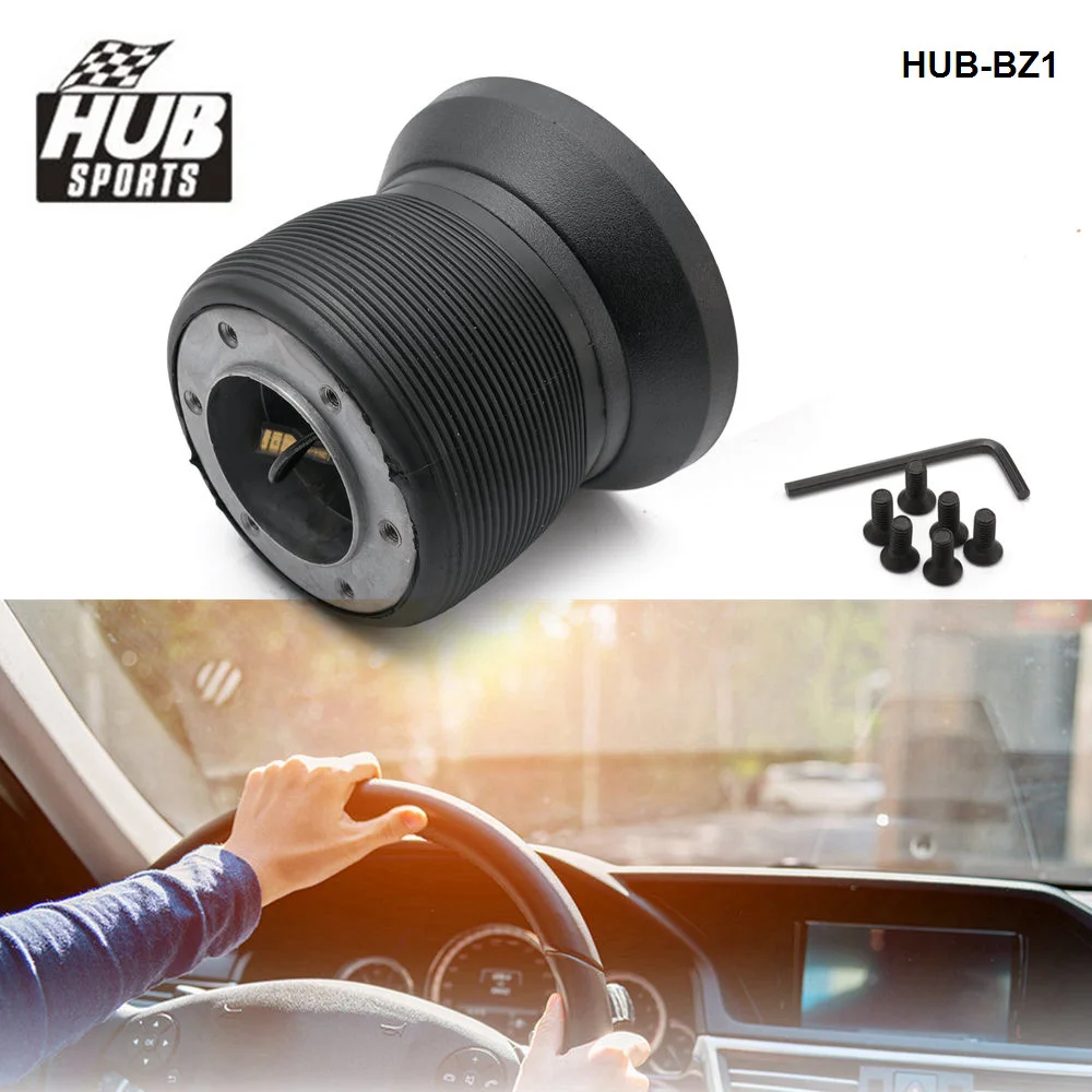 

HUB Sports Car Steering Wheel Hub Adapter Boss Kit For Mercede Benz W123 W124 W126 190E Big Hole With 21mm Spline Size HUB-BZ1