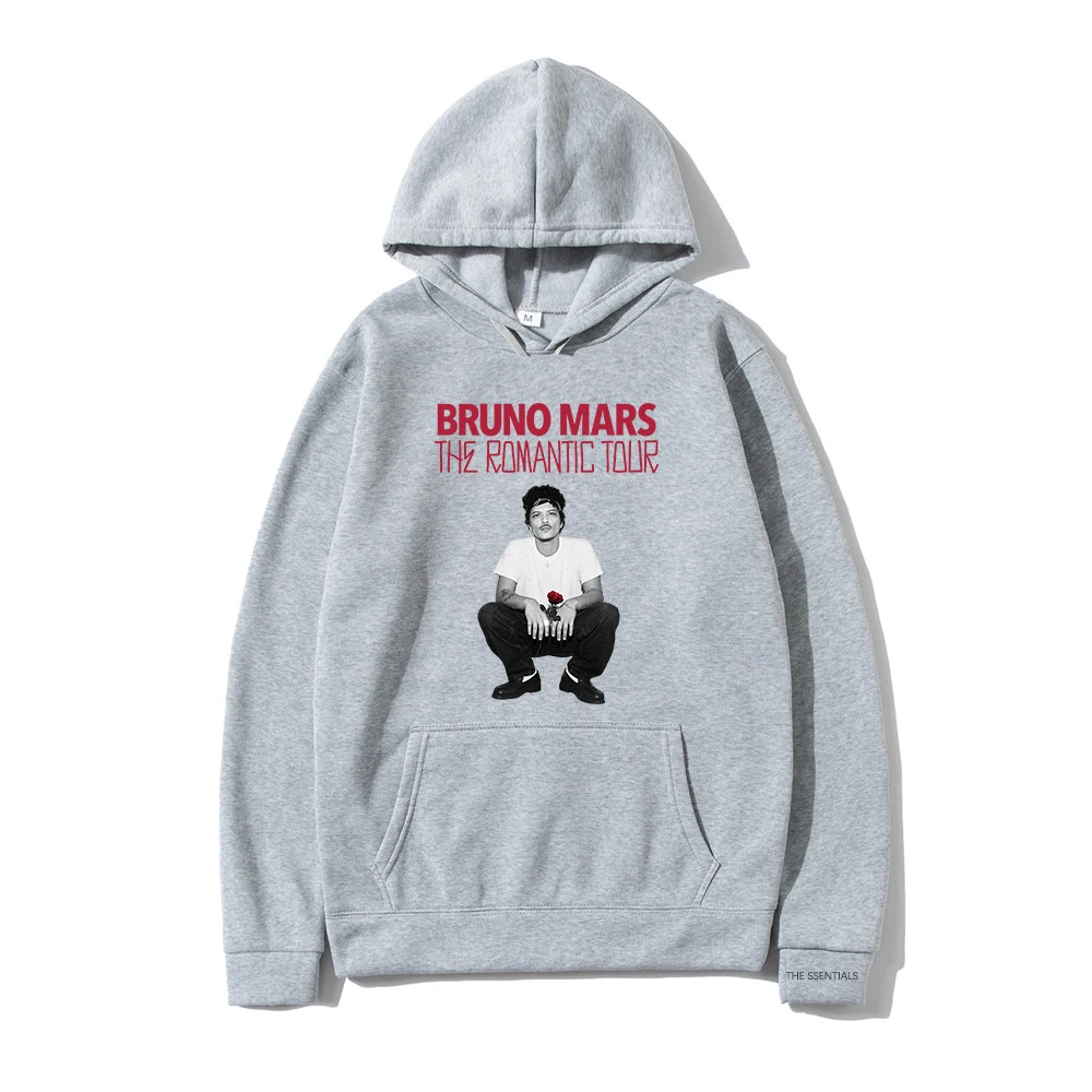 Bruno Mars The Romantic Tour 2026 Hoodie New Album Vintage Fashion Men/women Hoodies Harajuku Winter Clothes Pullover Sweatshirt