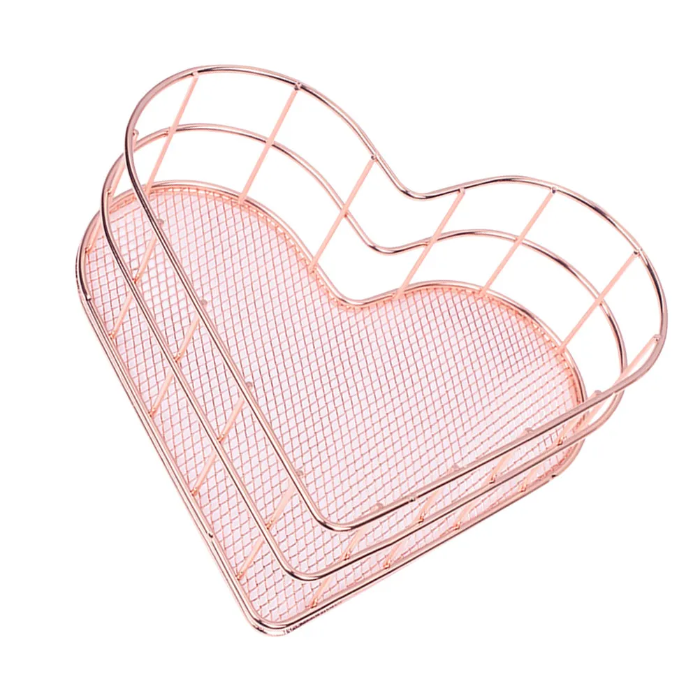 1Pcs 로즈 골드 파일 주최자 금속 책 보관 바구니 홈 오피스 학교 잡지 문서 보관을위한 데스크탑 홀더