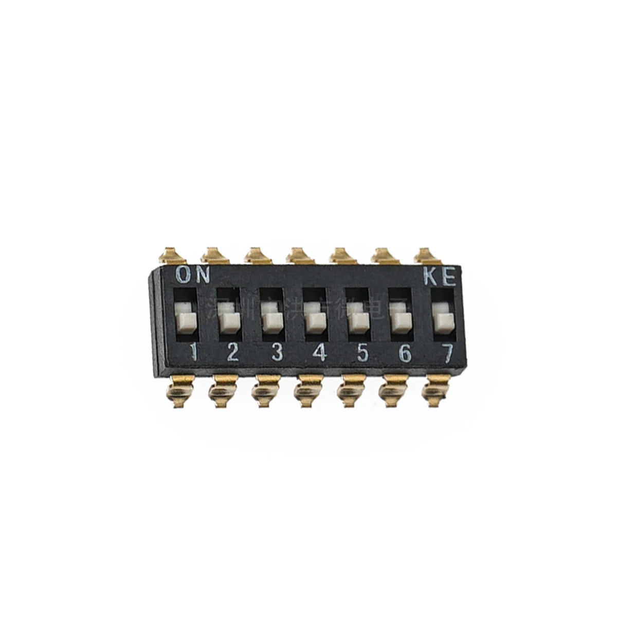 

KINGTEK SMD SMT dial switch 2.54mm 7-bit KE DSIC07LSGER Slide Type Switch