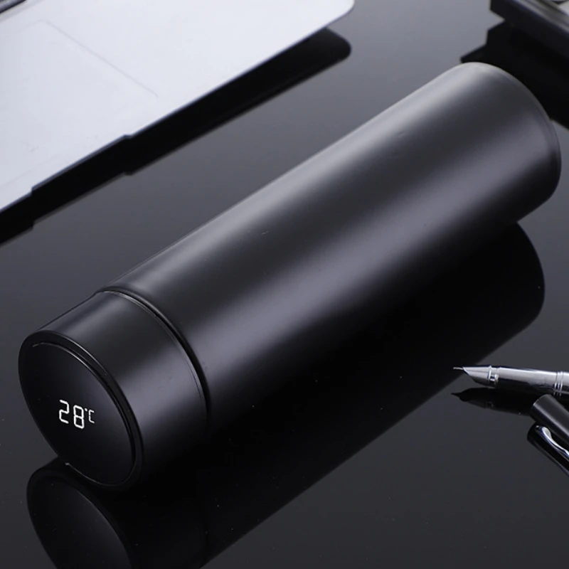500ml Intelligent Digital Thermos Water Bottle Touch Display