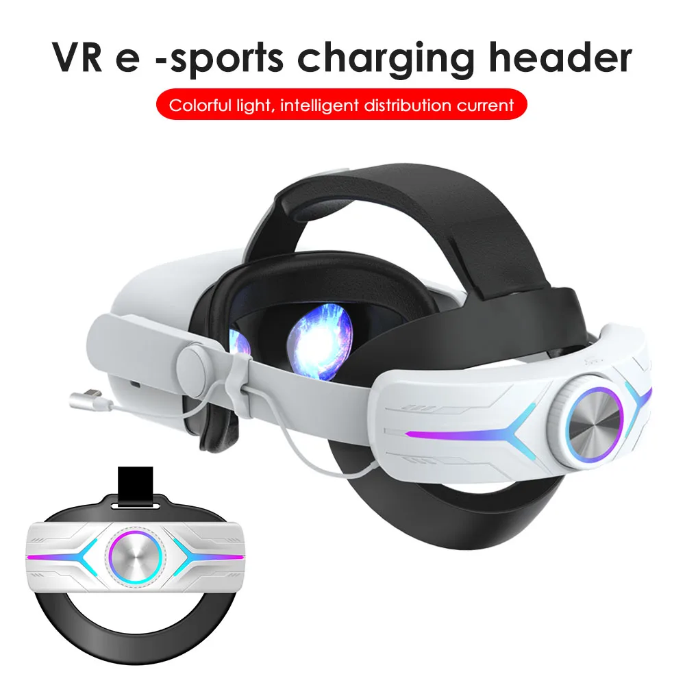 

Adjustable Head Strap Compatible with Meta/Oculus Quest 2 Elite Strap Replacement Enhanced Support for Oculus Quest 2 Accessorie