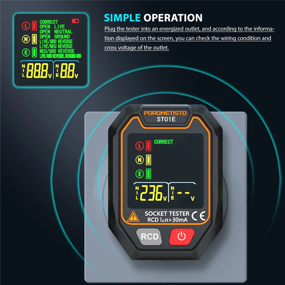 Tester intelligente per cablaggi elettrici fino a 24 linee