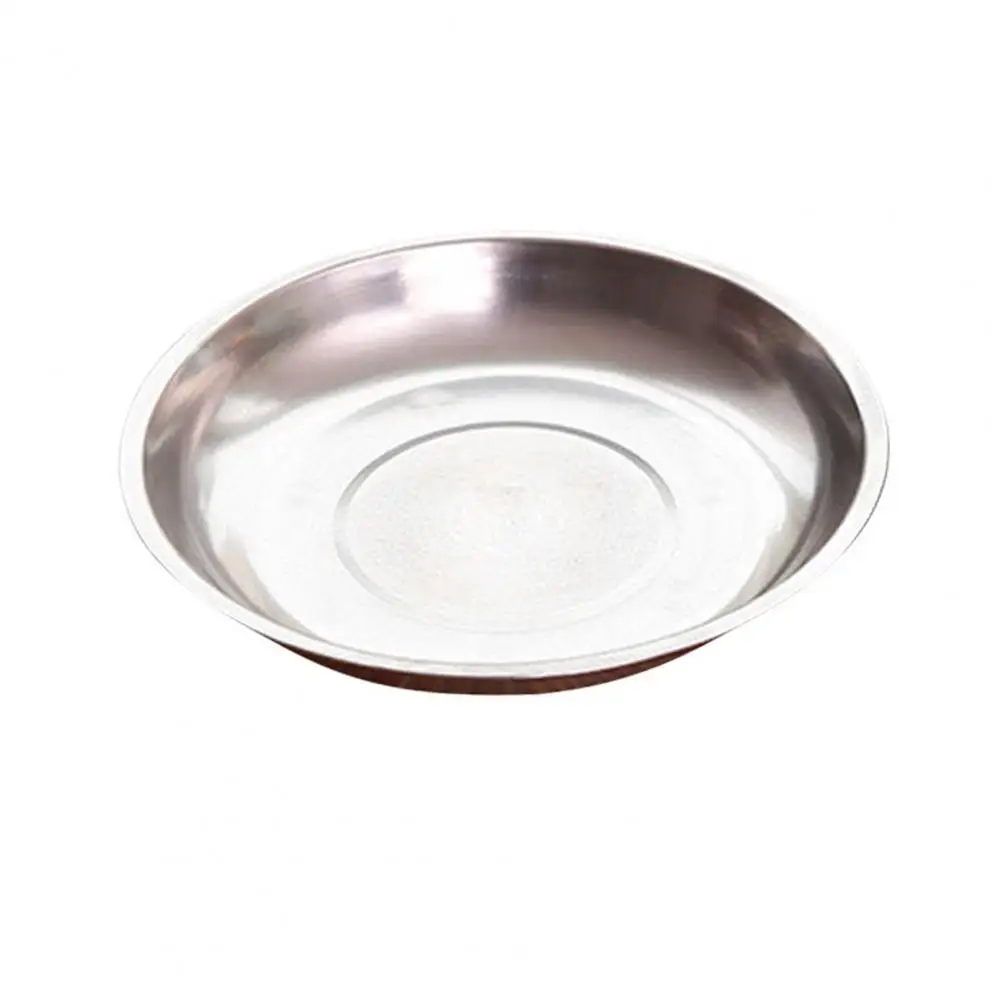 Tableware Useful Stainless Steel Serving Tray Space-saving Grill Plate Fashionable Kitchen Supplies