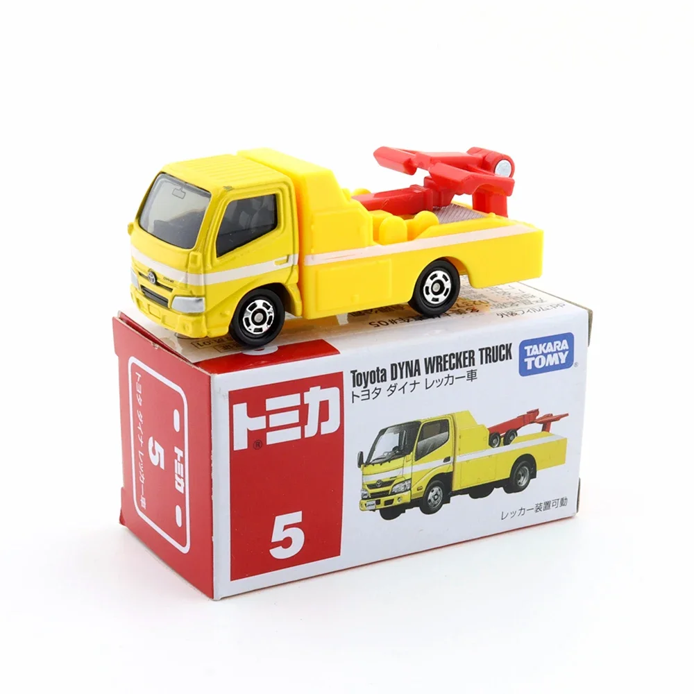 

TAKARA TOMY Tomica Diecast No.5 Toyota Dyna Towing Vehicle Die-casting Automotive Model Ornaments Cas Toys
