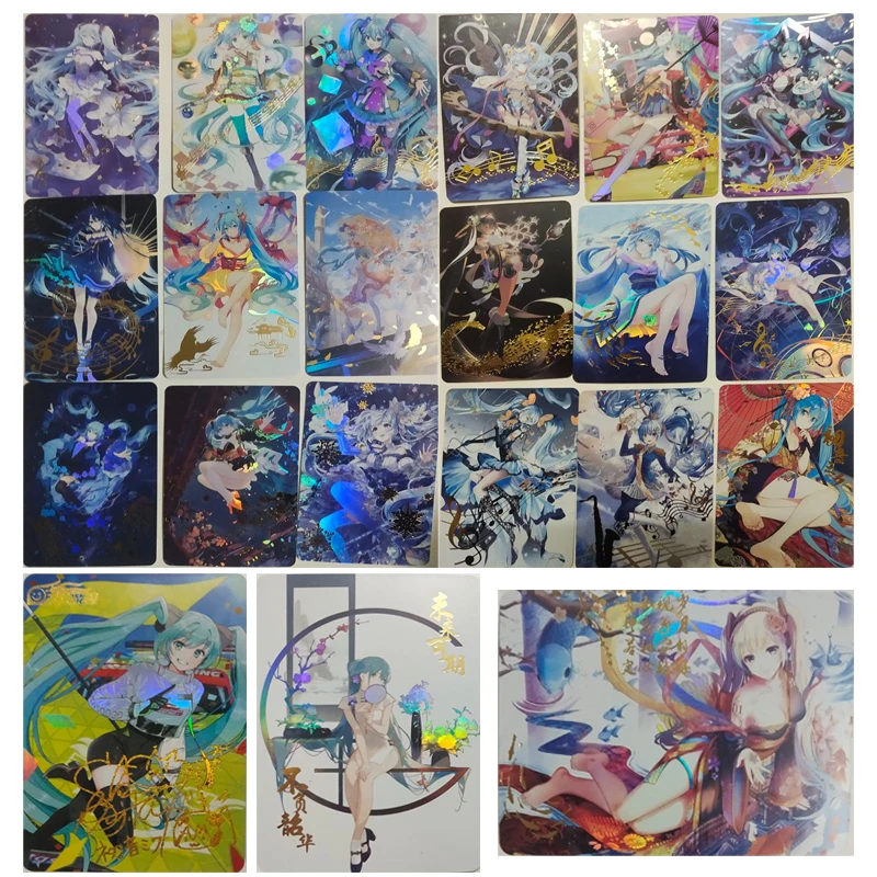 

Goddess Story Hatsune Miku Hatsune of Racing Dancer Homemade Color Flashcards New Game Collection Man Birthday Christmas Gifts