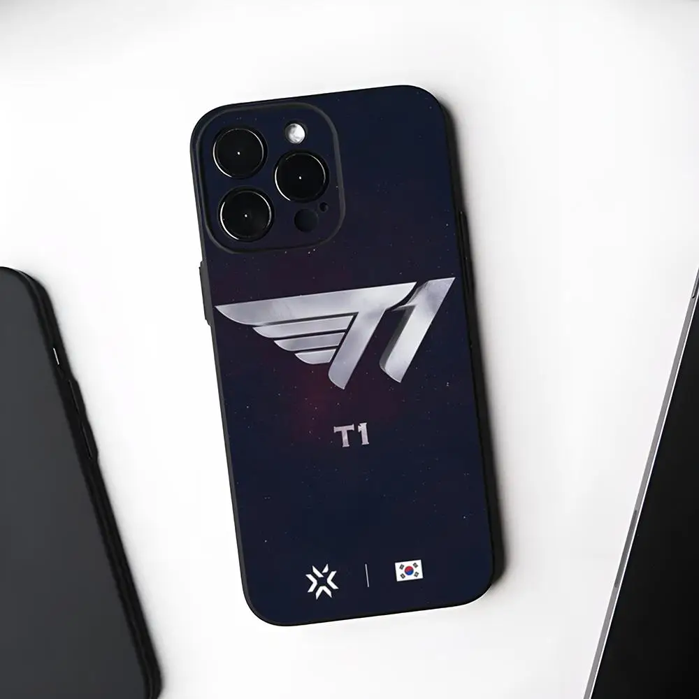 SKT T1 Esports Black Soft Phone Case