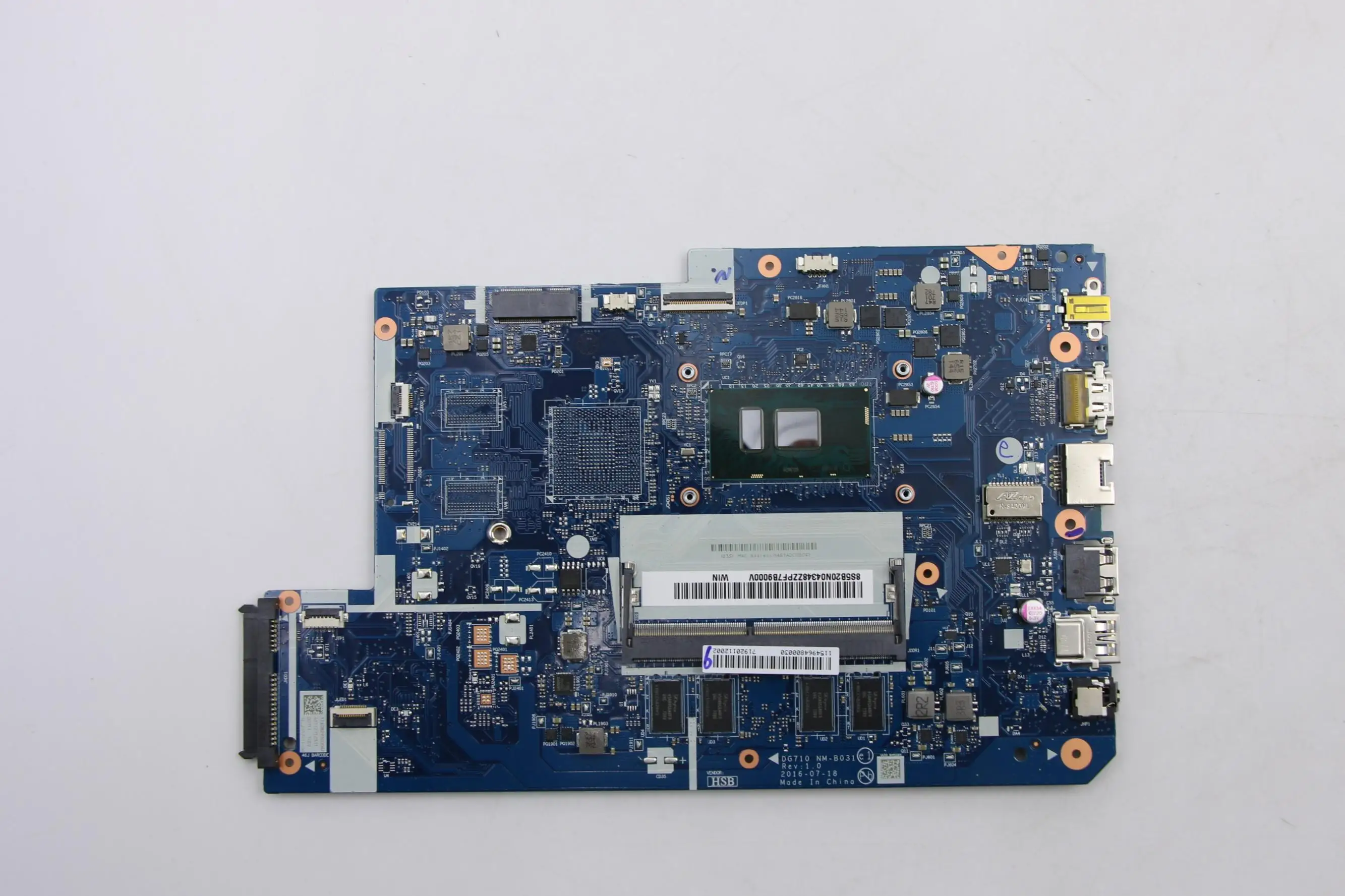 

SN NM-B031 FRU PN 5B20M40834 CPU I37100U Model replacement DG710 ideapad 110-17ISK 110-17IKB ThinkPad computer motherboard