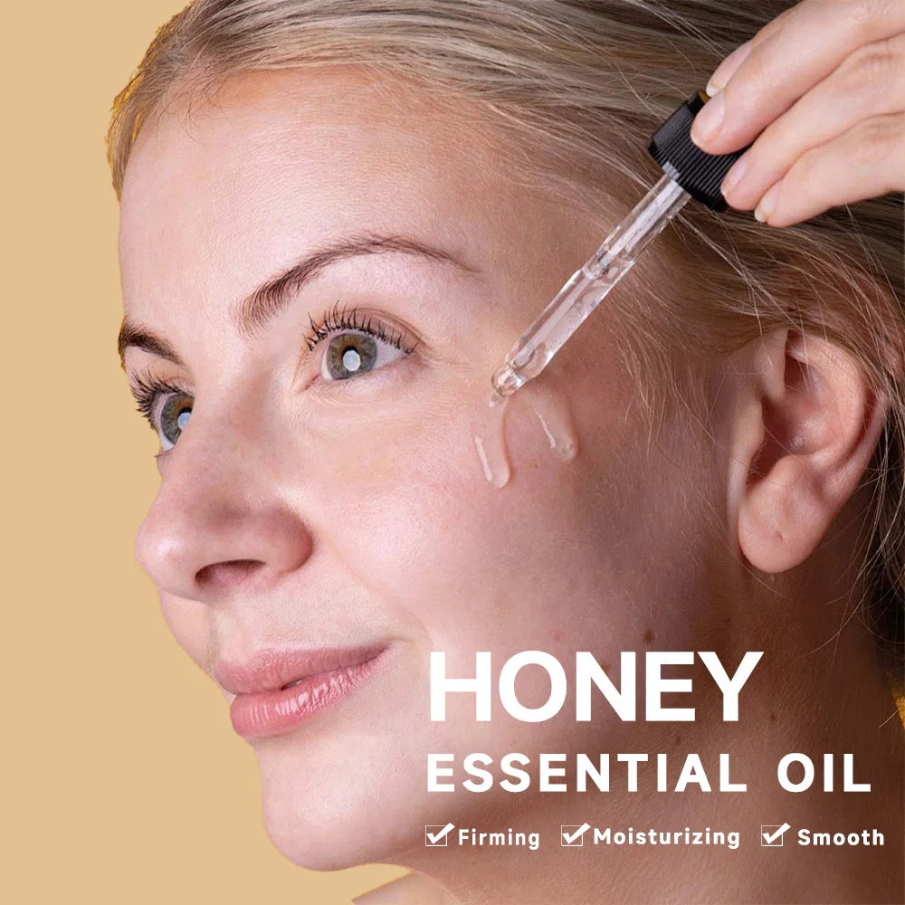 Organic Honey Essential Oil set for Diffuser - Undiluted, Moisturizing Face & Body Massage, Anti-Aging, Vegan, No Additives 3