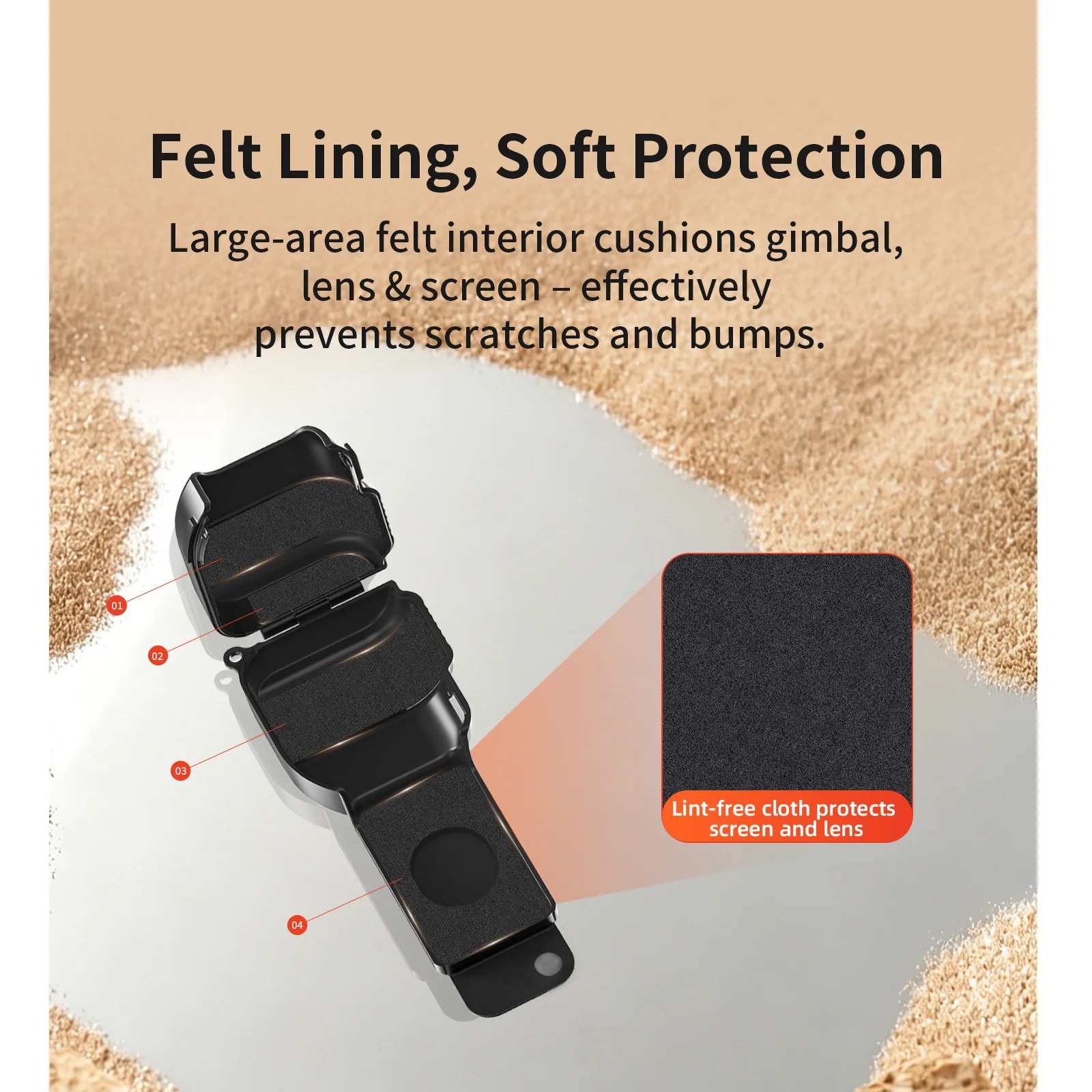 Shockproof & Scratch-Resistant Gimbal Protective Case