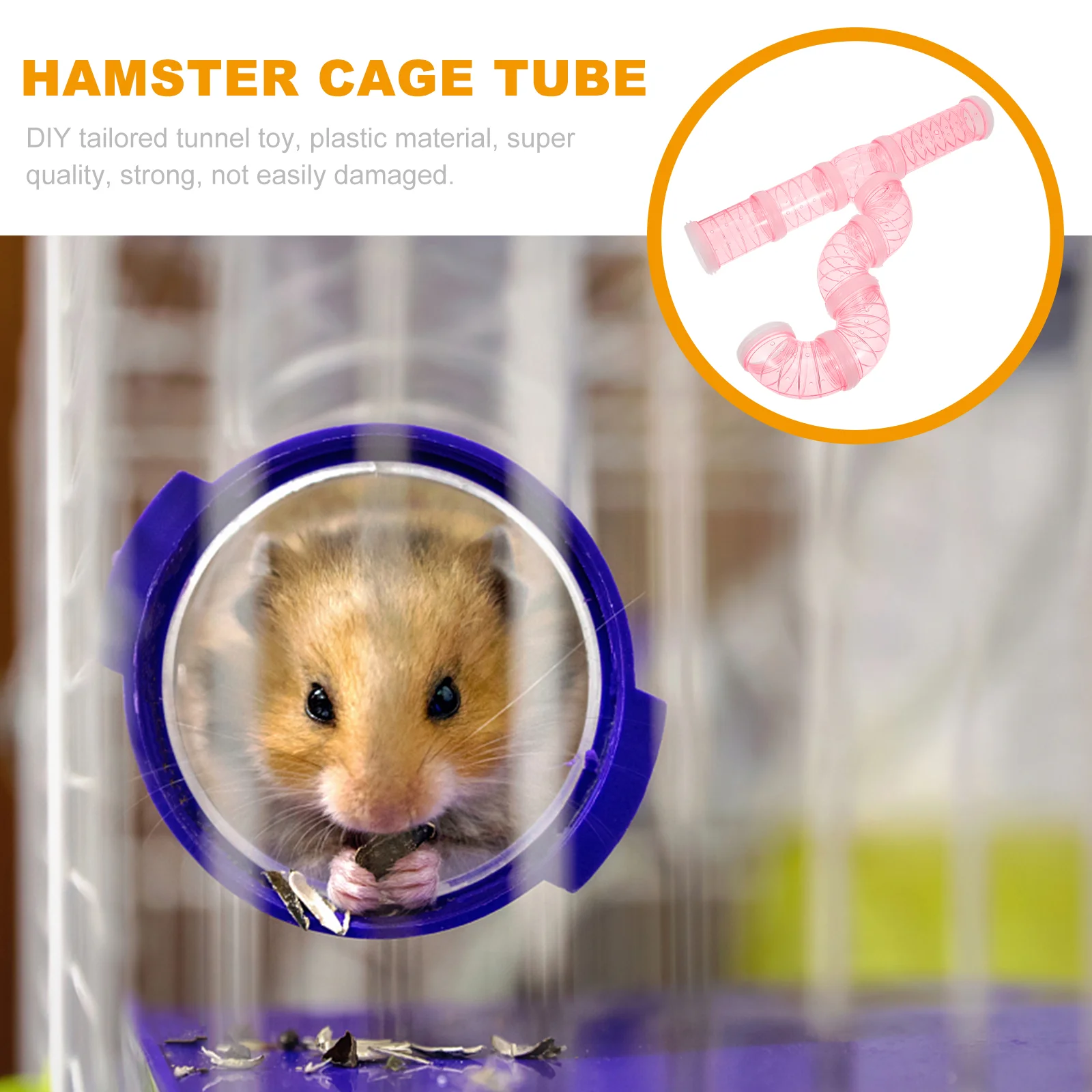 Hamster Tubes Cage Tunnel Accessories Toy DIY External Ferret Kit Guinea Set Connection Rat Hideout Maze small pet tunnel hamster cage tunnel hamster toy maze