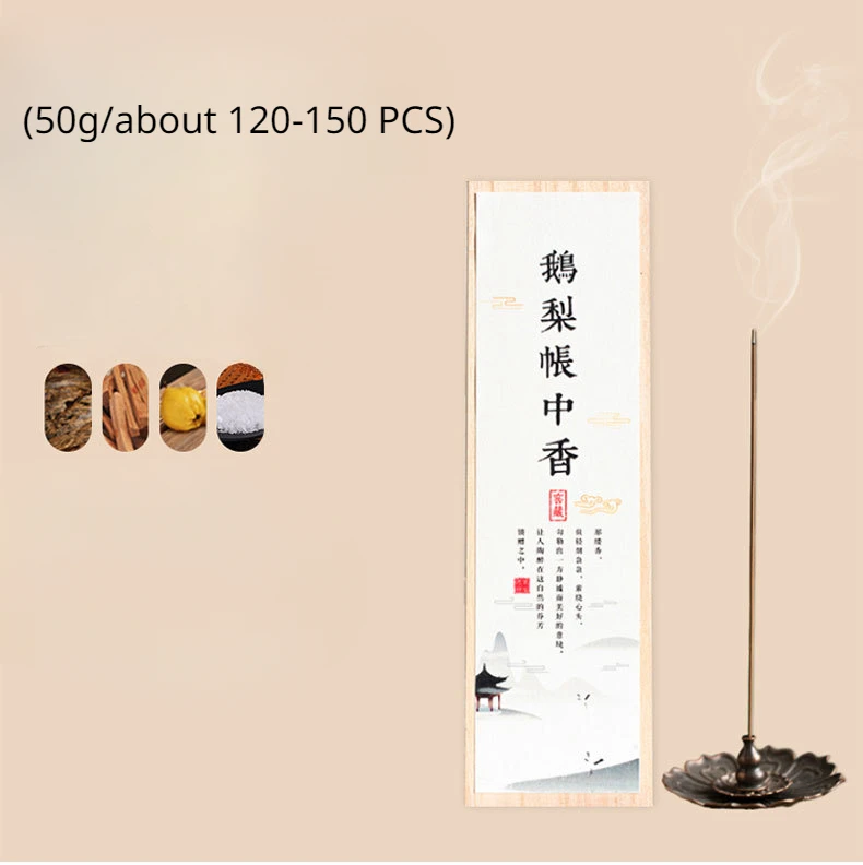 Chinese Style Incense Stick Ambergris Goose Pear Flower Fruit Fragrant Blending Joss Stick Home Indoor Air Purification Sleep