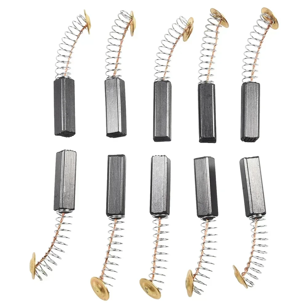 10pcs 카본 브러쉬 전동 공구 모터 석탄 브러쉬 깃털 6x6x20mm 모터 브러시 드릴 6 Mm * 6 Mm * 20 Mm 2022 신규