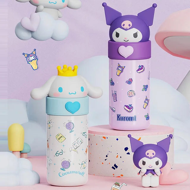 500ML Kawaii Sanrio Insulation Cup 316 Steel Cute Doll Quilt Cover