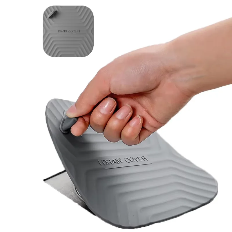Bathroom Floor Drain Deodorizer Toilet Plug Insect-proof Cover Deodorizing Silica Gel Pad Sewer Seal Odor Prevention