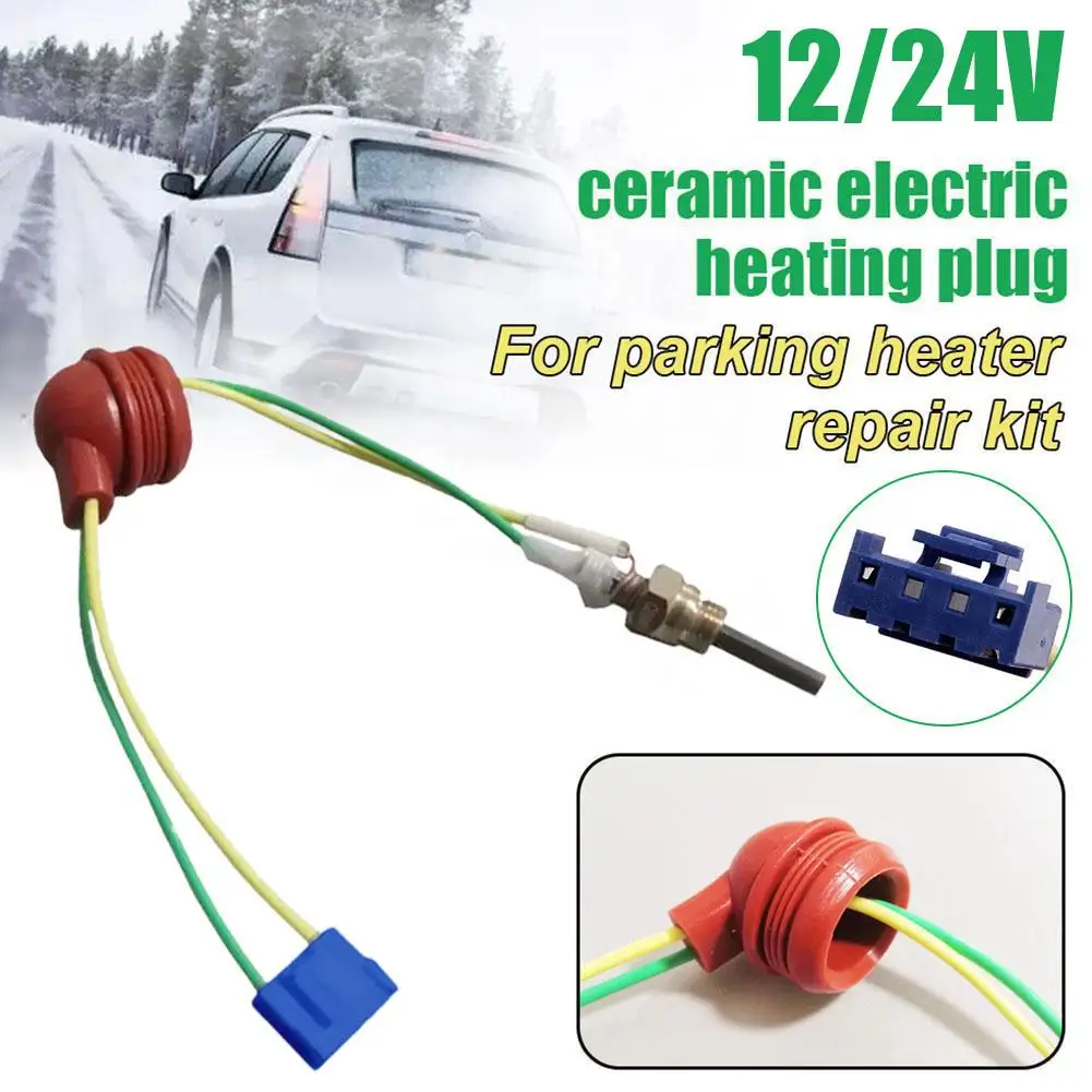 12V/24V Ceramic Glow Plug Parking Heater Part For Boat Car Truck Accessories For Eberspacher D2 D4 D4S Heater Accessories E3N8