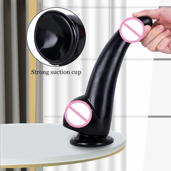 Realistic Dildo for Female with Suction Cup Flexible Huge Fake Penis for Women Big Dick Anal Butt Plug Sex Toy Shop for Adult 5