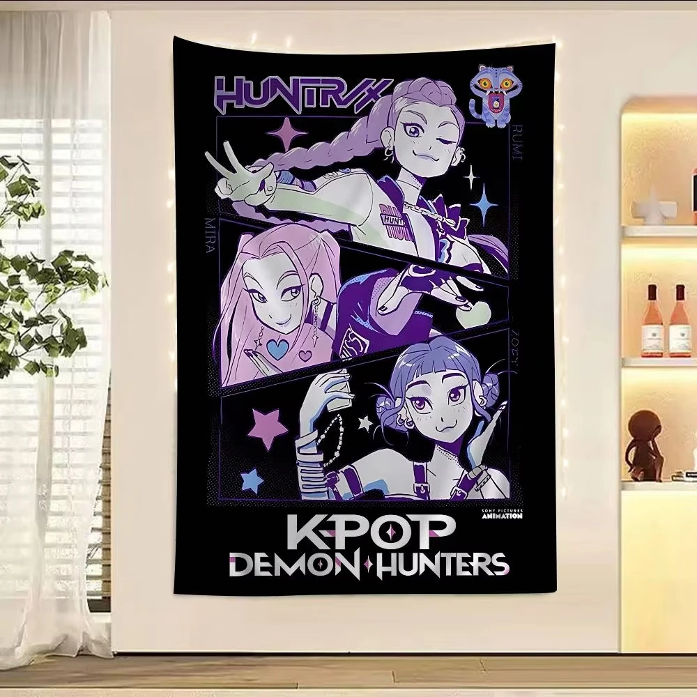 d-coration-chambre-adolescent-affiche-sur-toile-kpop-demon-hunters