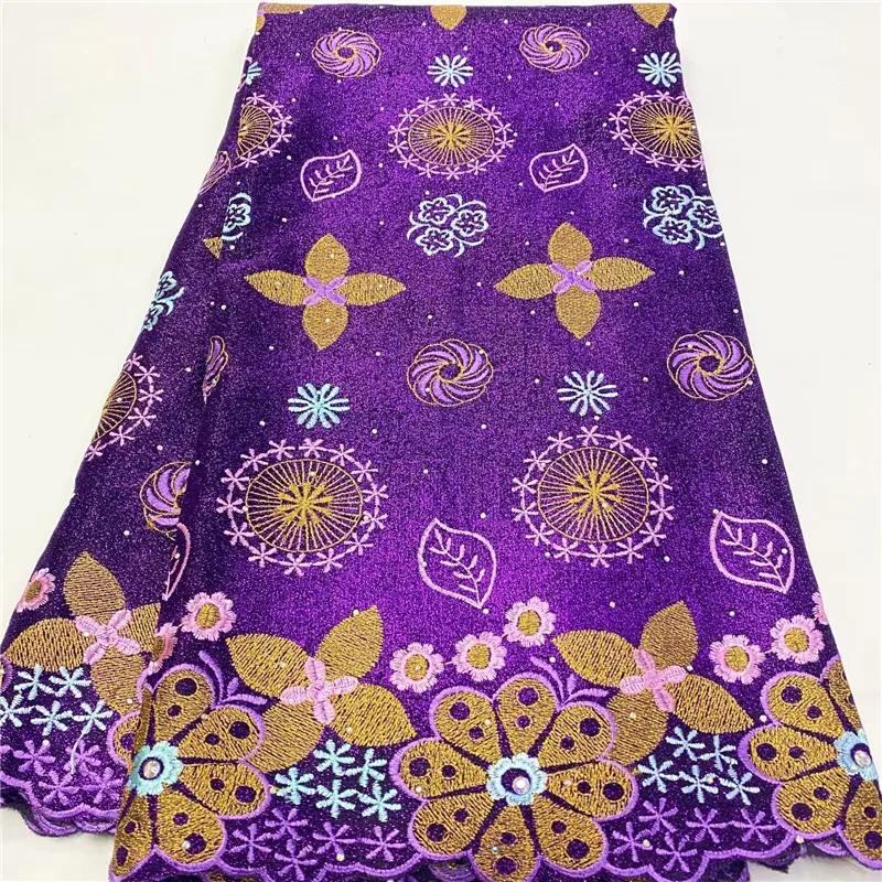 

5 ярдов, новинка, Лидер продаж, французское кружево с блестками, африканский тюль, шнур, Кружевная Сетка, вышитая ткань для свадебной вечеринки 4L112802