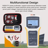 1600W Photovoltaic Panel Multimeter Solar Panel MPPT Tester Open Circuit Voltage Test Device Maximum Power Point Voltage Current 1