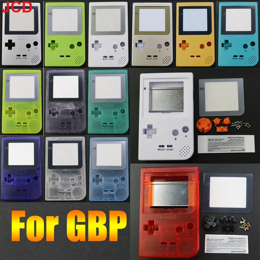 Jcd 1 Pz Full Case Cover Housing Shell Sostituzione Per Gameboy Pocket Game Console Per Gbp Shell Case Con Kit Pulsanti
