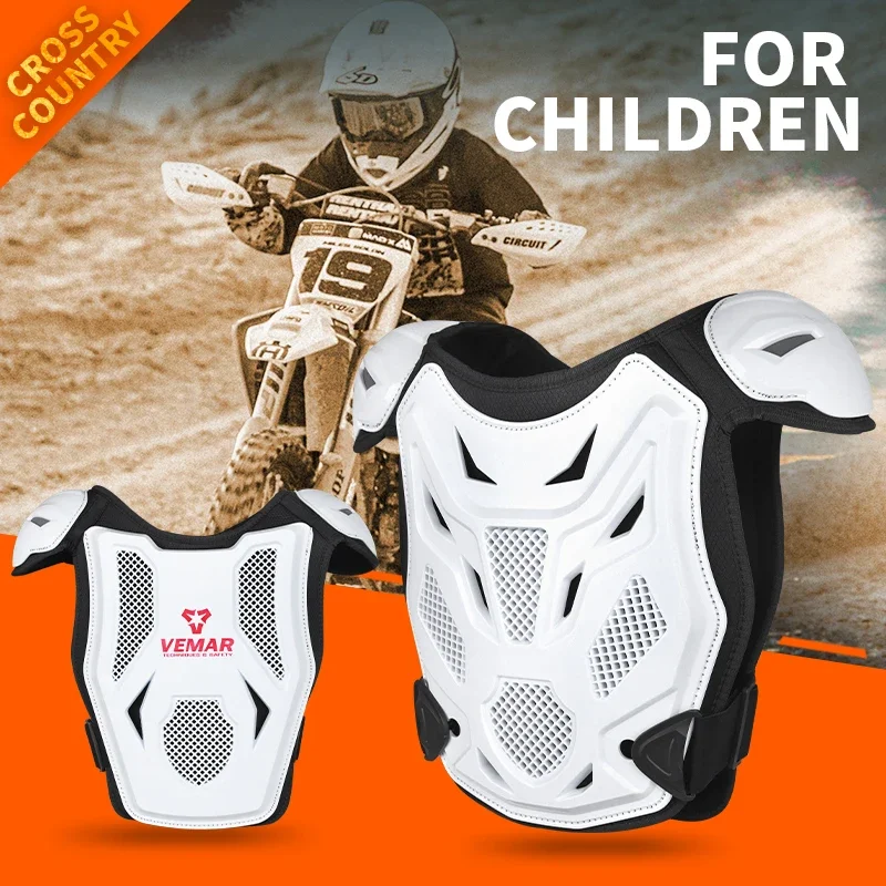 Boys Girls Motorcycle Motocross Body Protect Vest Armor Children Child MTB Body Anti Falling Drop Resistant Sports Equipment