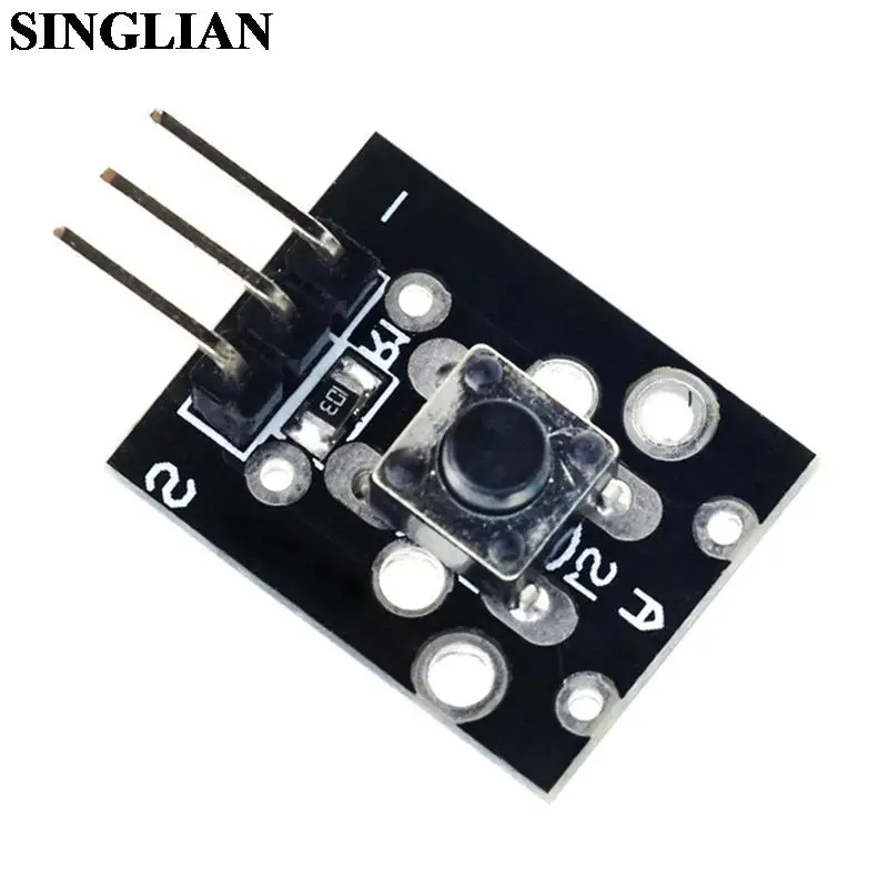 

10pcs/lot KY-004 Micro Switch Touch Switch 1-bit Key Switch Module For Arduino