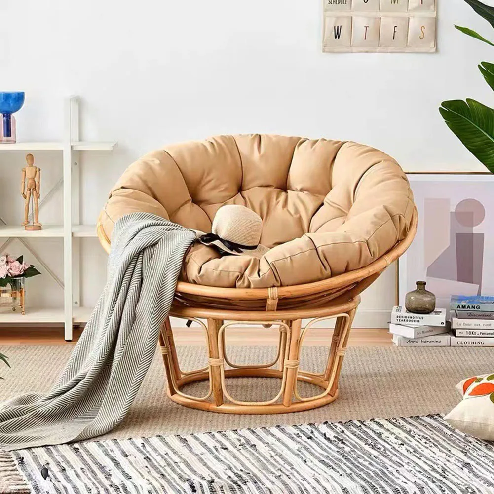Coussin De Siège Suspendu 60x60 Cm - Rembourrage Coton PP - Imperméable - Pour Hamac, Chaise Ronde, Jardin
