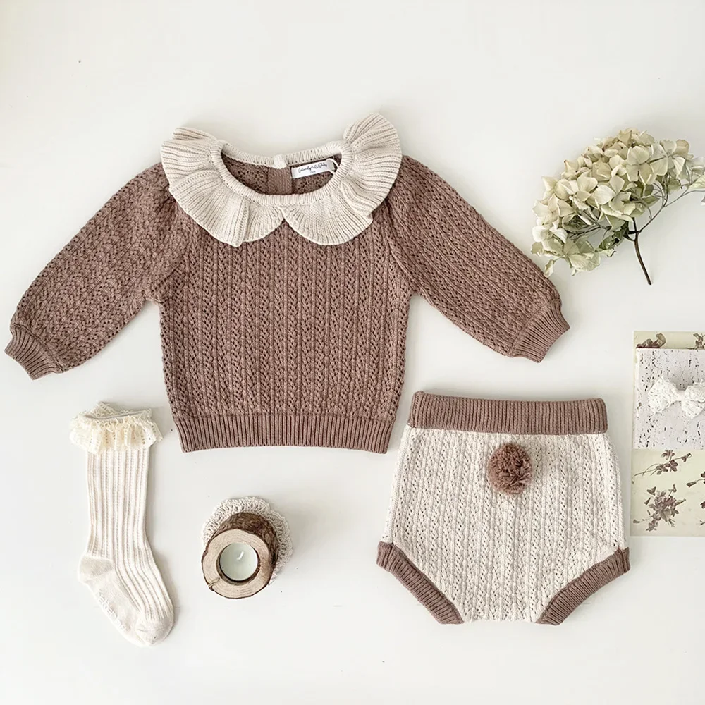 Baby Girls Sweater and Bloomers Clothing Set