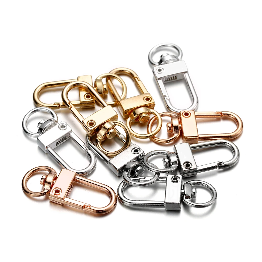 Alloy Snap Lobster Clasp Hooks for DIY Jewelry and Accessories (10-Pack) Wholesale