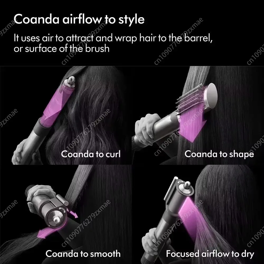 Professional High Speed Multi-Styler 6 in 1 Negative Ions Hair Styler 1600W Powerful Blow Dryer Auto Wrap Hot Air Brush 5