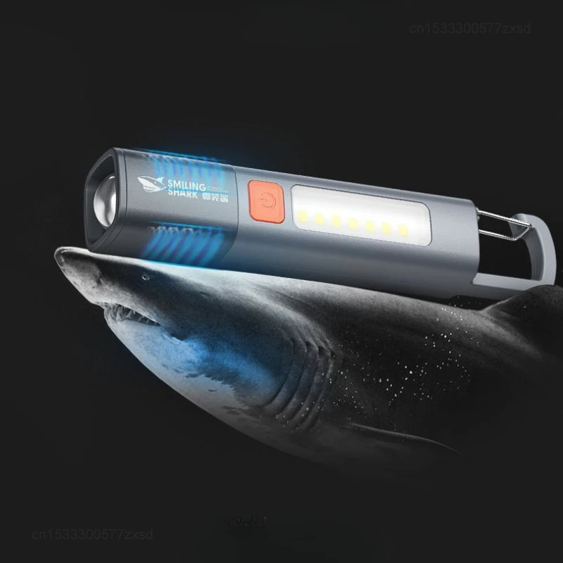 New Outdoor Flashlight Portable Strong Light Variable Focus With Floodlight Side Lights Home Portable LED Flashlights Camping - 3