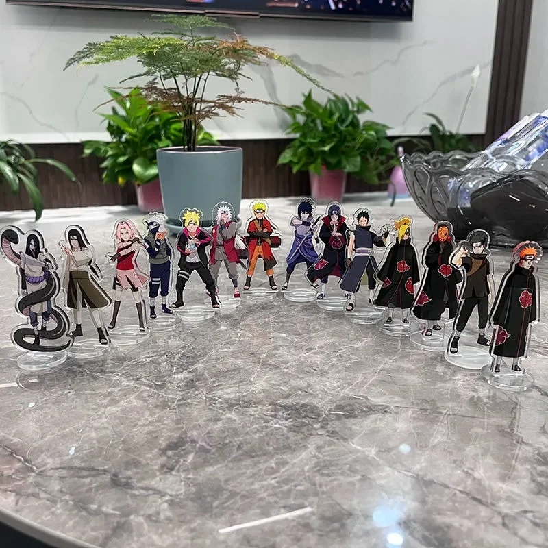 Naruto Anime Acrylic Ornament: Iconic Characters Desk Decoration and Birthday Gift
