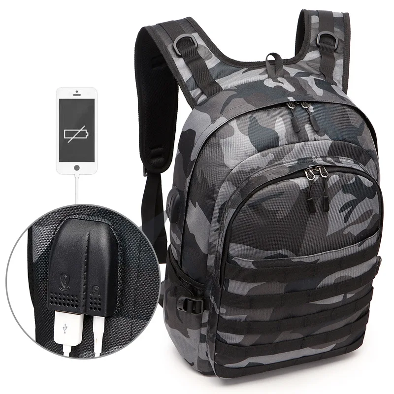 

Backpakck PUBG School Bag for Boy Teenagers Backpack Men Mochila Pubg Battlefield Infantry Pack Camouflage Travel Back Knapsack