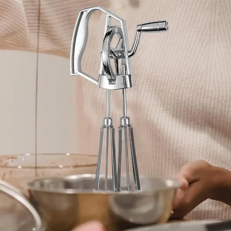 Hand crank egg whisk milk mixer cream butter blender Stiring foam Mixer kitchen utensils egg beater rotary whisk
