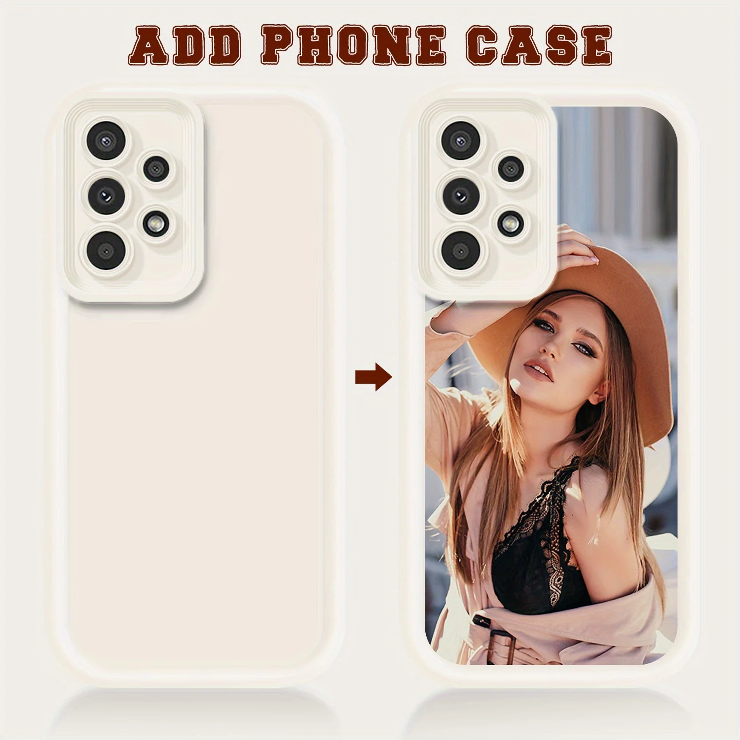 Custom DIY Selfie Photo Soft Phone Case