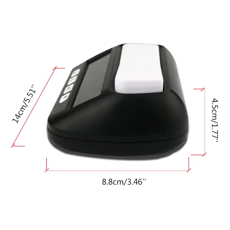 448D Upgrade Chess Clock Bonus Competition Hour Meter Count Up Down Timer Board Game Stopwatch Compact Digital Watch