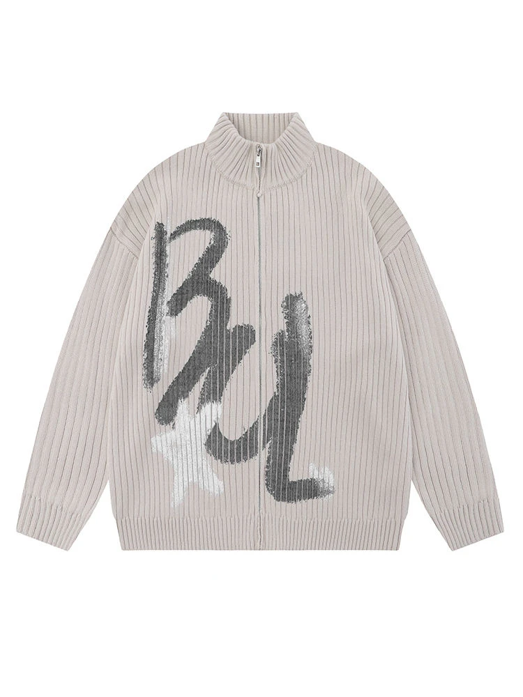 

American simplicity printed letter hoodie winter vintage loose personalized Harajuku couple y2k long sleeved Oversized hoodie
