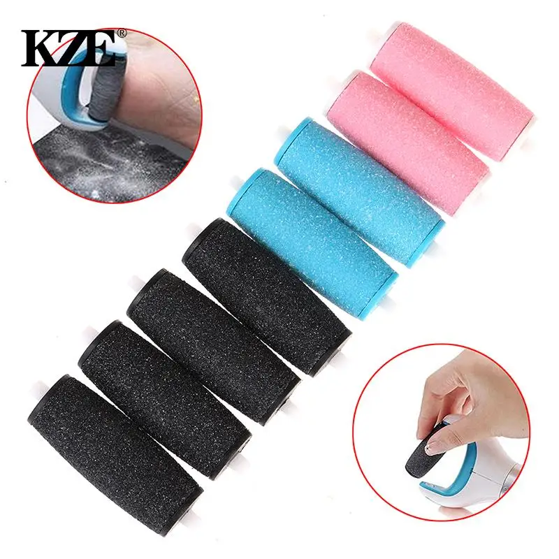Foot Care Tool 2/8pcs Dull Polish Foot Care Tool Heads Hard Skin Remover Refills Replacement Rollers For Heel File Feet Care Tool