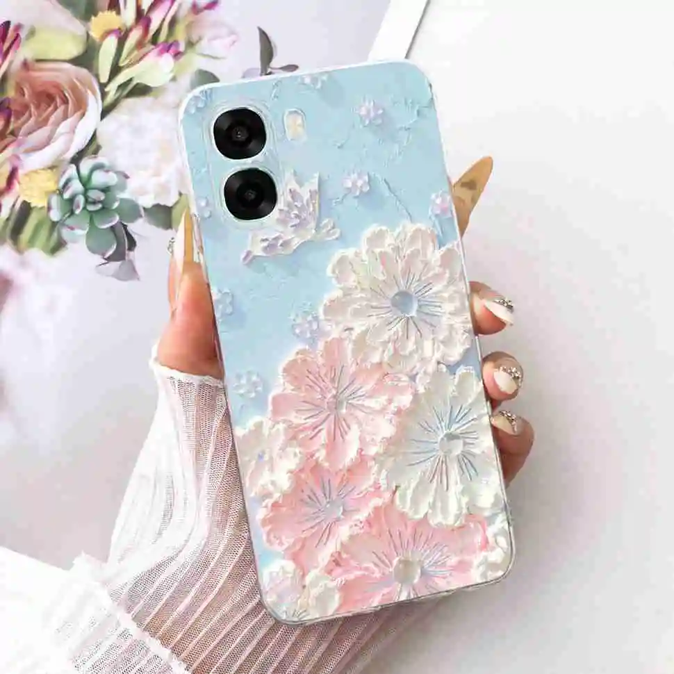 Cute Patterned Matte Soft Silicone Phone Case